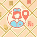 病院マップ - 近くの病院をすぐに探せる地図アプリのアイコン