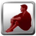 窮屈な人生のアイコン